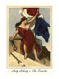 Lady Liberty and the Tricolor Prints by L. Massard