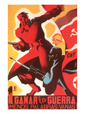 The First Task Is to Win the War. Fewer Idle Words Print by  Parrilla
