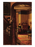 The Interior of the Artist's Home Affiches par Eastman Johnson