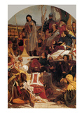 Chaucer at the Court of Edward III Posters by Ford Madox Brown