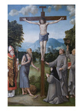 The Crucifixion with Saints Plakater af Martino Plazza The Crucifixion with Saints Plakater af Martino Plazza