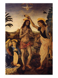 Baptism of Christ Posters by Andrea del Verrocchio