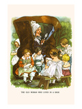 The Little Old Woman Who Lived in a Shoe Posters by  Bird & Haumann