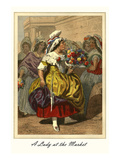 A Lady at the Market Posters by L. Massard
