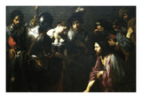 Christ and the Adulteress Foto von Valentin de Boulogne 