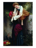 Petites Maraudeuses or Little Thieves Posters by William Adolphe Bouguereau