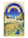 Le Tres Riches Heures Du Duc De Berry - July Poster by Paul Herman & Jean Limbourg