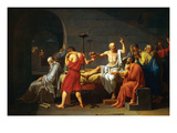 Death of Socrates Foto von Jacques-Louis David
