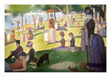 Sunday Afternoon on the Island of La Grand Jatte Posters by Georges Seurat