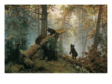 Bears in the Forest Morning Posters by Ivan Shishkin