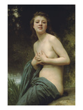 Spring Breeze Prints by William Adolphe Bouguereau