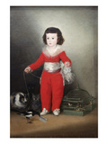 Manuel Osorio Manrique De Zuñiga, a Child with His Pets Posters by Francisco de Goya