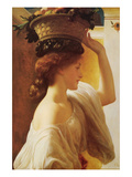 Eucharis - Girl with a Basket of Fruit Prints by Frederick Leighton