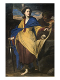 Judith with the Head of Holofernes Plakat af Massimo Stanzione