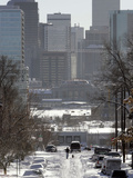 Snowstorm Photographic Print by David Zalubowski