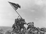 Iwo Jima Flag Raising Photographic Print by Joe Rosenthal