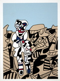Simulacres Serigrafie von Jean Dubuffet