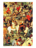 Procession to Cavalry - Detail Prints by Pieter Breughel the Elder