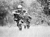 Vietnam War U.S. Marines Zone D Photographic Print by Henri Huet