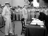 WWII Japan Surrender Ceremony Photographic Print by C.P. Gorry