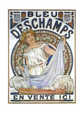 Bleu Dsechamps Sold Here Prints by Alphonse Mucha