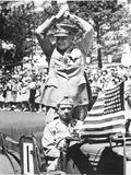 Ike WWII Parade 1945 Photographic Print by  Anonymous
