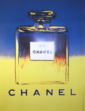 Chanel (Yellow and Blue) Collectable Print by Andy Warhol