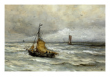 Off the Coast Prints by Hendrik William Mesdag