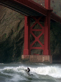 San Francisco Bay Surfer Photographic Print by Dan Krauss