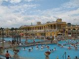Travel Trip Budapest Baths Photographic Print by Carey J. Williams