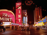 Vegas Strip Lights 1973 Photographic Print by  Anonymous