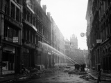 WWII London Bomb Damage Photographic Print by  Anonymous
