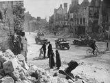 WWII Normandy Post Liberation Photographic Print by  Anonymous