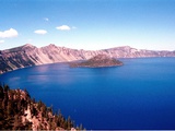 Crater Lake Mapping Photographic Print by Jeff Barnard