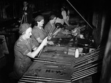 WWII England Munition Workers Photographic Print by  Anonymous
