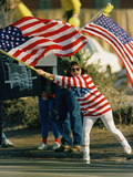 Gulf War US Reax 1991 Photographic Print by David Zalubowski
