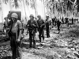 WWII U.S. Marines Guadalcanal Photographic Print by  Anonymous