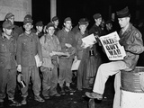 WWII VE Day New York 1945 Photographic Print by John Rooney