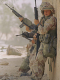Saudi Arabia Army U.S Forces Maneuver Exercise Kuwait Crisis Photographic Print by David Longstreath