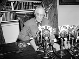 WWII Roosevelt on Fall of Rome Photographic Print by  Anonymous