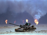 Gulf War Iraqi Tank Photographic Print by David Longstreath