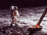 Apollo 11 Lunar Modul, Moon Walk Photographie par  NASA
