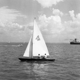 Cowes Prince Philip and Uffa Fox Photographic Print by Jim Pringle