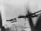 WWII US Superfortresses Attack 1945 Photographic Print by  Anonymous