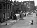 WWII London Bomb Shelters Photographic Print by Sidney Beadel