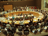 Council Approves Sanctions Photographic Print by Marty Lederhandler