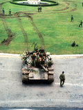 Vietnam Capture Tanks Photographic Print by Yves Billy
