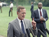George H. Bush Photographic Print by Ron Edmonds