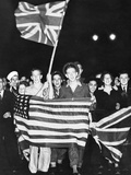 WWII VJ Day in England 1945 Photographic Print by  Anonymous