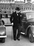 WWII England Winston Churchill Photographic Print by  Anonymous